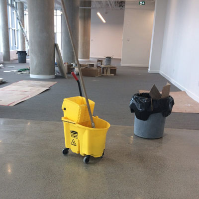 Post construction cleaning